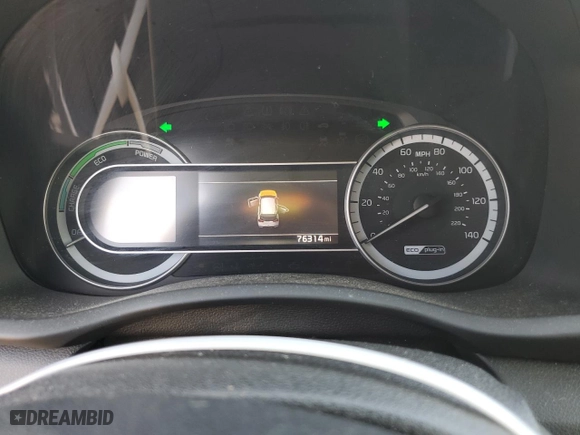 2018 Kia Niro Plug-In Hybrid LX with VIN KNDCM3LD2J5153095, listed as a Copart auction lot 70273644 with 76,314 mi miles and Salvage Title. Bid and sale history available at carsss.com. Image 9.