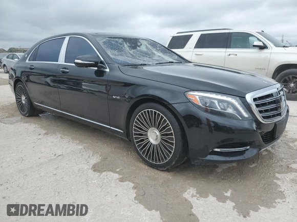2016 Mercedes-Benz S with VIN WDDUX7GB0GA149841, listed as a Copart auction lot 46060465 with 78,810 mi miles and Salvage Title. Bid and sale history available at DreamBid. Image 4.