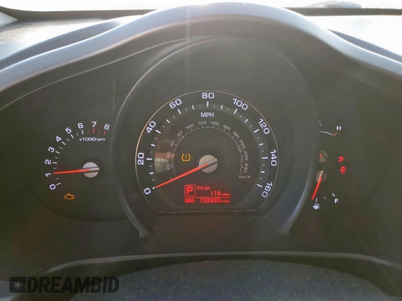 2012 Kia Sportage LX z VIN KNDPBCA22C7261796, wystawiony jako Copart lot #57284425 z przebiegiem 133 383 mil mil oraz Szkoda całkowita • Salvage title. Historia ofert i sprzedaży dostępna na DreamBid. Obrazek 9.