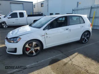 2015 Volkswagen Golf GTI Autobahn w/Performance Pkg with VIN 3VW447AU0FM098188, listed as a Copart auction lot 87077964 with 122,681 mi miles and Salvage Title. Bid and sale history available at carsss.com. Image 1.