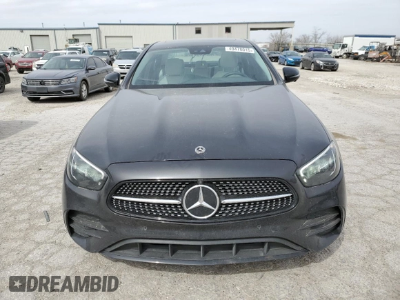 2023 Mercedes-Benz E 450 with VIN W1KZF5KB1PB102106, listed as a Copart auction lot 49478015 with 15,384 mi miles and Salvage Title. Bid and sale history available at DreamBid. Image 5.