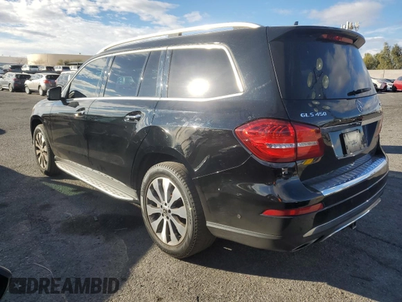 2018 Mercedes-Benz GLS 450 z VIN 4JGDF6EE1JB125310, wystawiony jako Copart lot #87631765 z przebiegiem 143 399 mil mil oraz Szkoda całkowita • Salvage title. Historia ofert i sprzedaży dostępna na DreamBid. Obrazek 2.