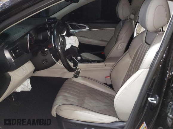 2019 Genesis G70 Dynamic with VIN KMTG34LE1KU019917, listed as a Copart auction lot 46551025 with 102,348 mi miles and Non Repairable. Bid and sale history available at DreamBid. Image 7.