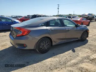 2016 Honda Civic Sedan LX with VIN 19XFC2F50GE008570, listed as a Copart auction lot 52516505 with 193,637 mi miles and Salvage Title. Bid and sale history available at carsss.com. Image 3.