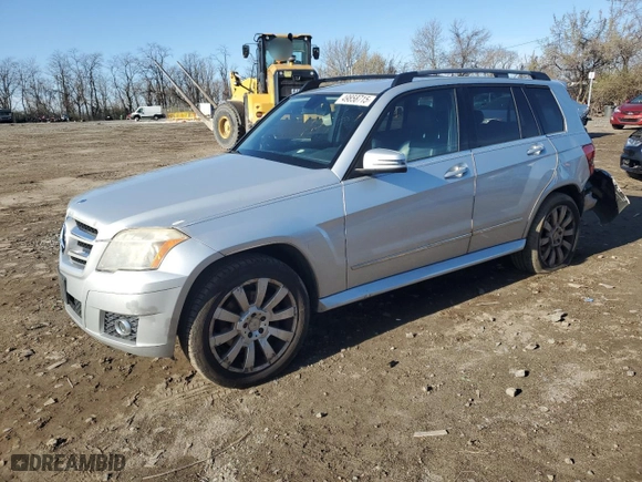 2010 Mercedes-Benz GLK-Class GLK 350 with VIN WDCGG5GBXAF435096, listed as a Copart auction lot 49858715 with 168,842 mi miles and Salvage Title. Bid and sale history available at carsss.com. Image 1.