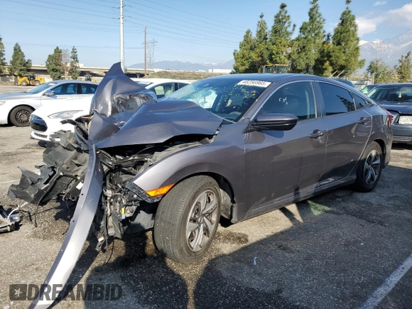 2020 Honda Civic Sedan LX with VIN 2HGFC2F69LH514083, listed as a Copart auction lot 48256985 with 78,900 mi miles and Salvage Title. Bid and sale history available at carsss.com. Image 1.