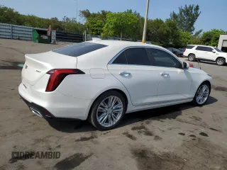 2021 Cadillac CT4 Premium Luxury z VIN 1G6DB5RK0M0113954, wystawiony jako Copart lot #58101165 z przebiegiem 33 957 mil mil oraz Tytuł czysty. Historia ofert i sprzedaży dostępna na DreamBid. Obrazek 3.