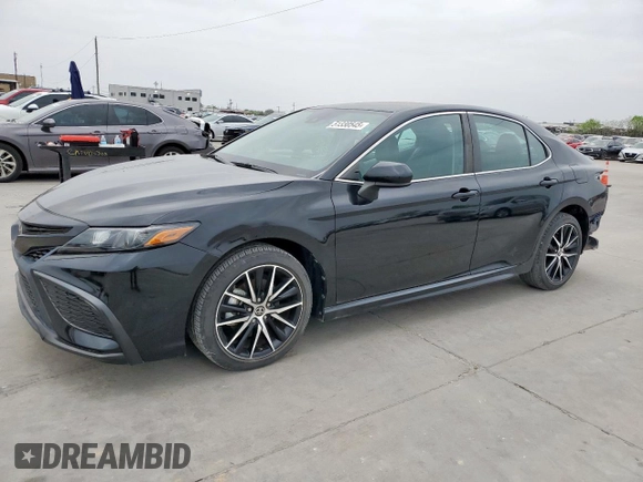 2021 Toyota Camry SE Nightshade with VIN 4T1G11AK6MU583802, listed as a Copart auction lot 51330545 with 6,827 mi miles and Salvage Title. Bid and sale history available at carsss.com. Image 1.