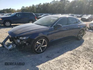 2021 Hyundai Sonata SEL Plus with VIN 5NPEJ4J27MH133132, listed as a Copart auction lot 50232035 with 88,306 mi miles and Salvage Title. Bid and sale history available at DreamBid. Image 1.