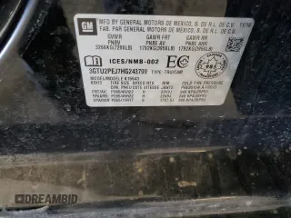 2017 GMC Sierra 1500 Denali z VIN 3GTU2PEJ7HG243799, wystawiony jako Copart lot #53297915 z przebiegiem 98 580 mil mil oraz Szkoda całkowita • Salvage title. Historia ofert i sprzedaży dostępna na DreamBid. Obrazek 14.