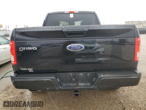 2016 Ford F-150 XL with VIN 1FTEW1CG9GFA15686, listed as a Copart auction lot 45207565 with 154,584 mi miles and Salvage Title. Bid and sale history available at carsss.com. Image 6.
