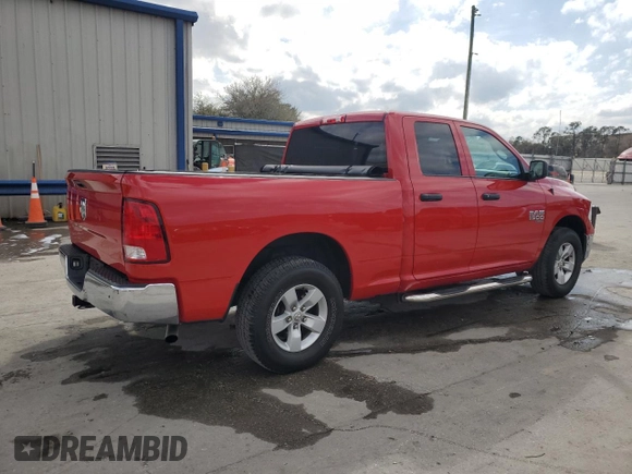 2019 Ram 1500 Tradesman with VIN 1C6RR6FG7KS552758, listed as a Copart auction lot 45715415 with 99,323 mi miles and Salvage title. Bid and sale history available at DreamBid. Image 3.