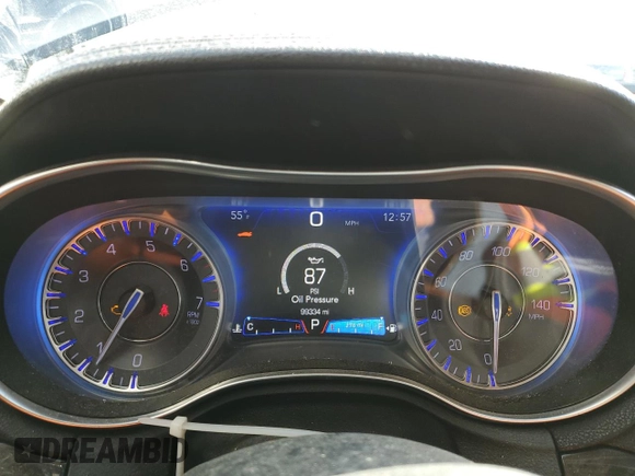 2018 Chrysler 300 Limited with VIN 2C3CCAKG0JH250554, listed as a Copart auction lot 89380265 with 99,334 mi miles and Salvage Title. Bid and sale history available at carsss.com. Image 9.