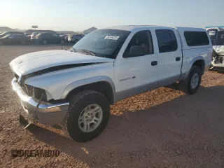 2001 Dodge Dakota Sport with VIN 1B7HG2AN41S302353, listed as a Copart auction lot 58349225 with 215,984 mi miles and Salvage title. Bid and sale history available at DreamBid. Image 1.