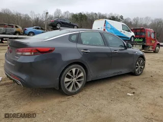 2017 Kia Optima SX with VIN 5XXGW4L23HG142659, listed as a Copart auction lot 44460755 with 0 mi miles and Salvage Title. Bid and sale history available at carsss.com. Image 3.