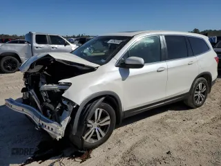 2018 Honda Pilot EX-L with VIN 5FNYF5H53JB008515, listed as a Copart auction lot 47343385 with 77,221 mi miles and Salvage title. Bid and sale history available at DreamBid. Image 1.