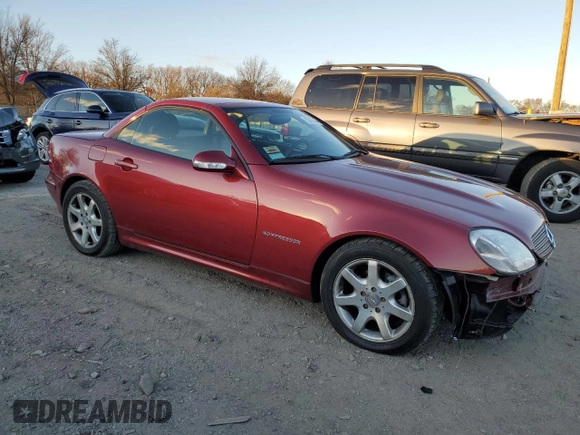 2003 Mercedes-Benz SLK 230 Kompressor z VIN WDBKK49F83F283880, wystawiony jako Copart lot #83435144 z przebiegiem 31 925 mil mil oraz Szkoda całkowita • Salvage title. Historia ofert i sprzedaży dostępna na DreamBid. Obrazek 4.
