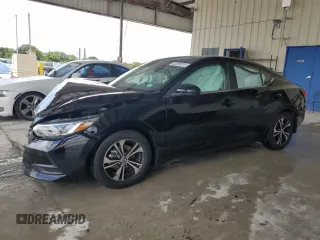 2022 Nissan Sentra SV with VIN 3N1AB8CV3NY298872, listed as a Copart auction lot 52895515 with 18,819 mi miles and Non Repairable. Bid and sale history available at DreamBid. Image 1.