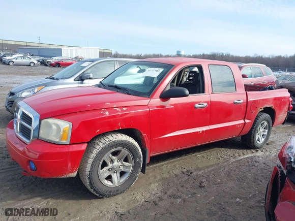 2006 Dodge Dakota SLT with VIN 1D7HW48KX6S534494, listed as a IAAI auction lot 41727880 with 200,140 mi miles. Bid and sale history available at carsss.com. Image 20.