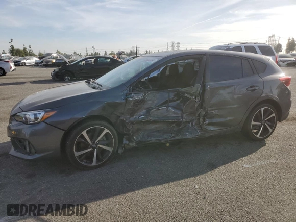 2022 Subaru Impreza Special Sports with VIN 4S3GTAM63N3712227, listed as a Copart auction lot 86365094 with 82,639 mi miles and Salvage title. Bid and sale history available at DreamBid. Image 1.