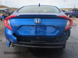 2019 Honda Civic Sedan EX with VIN 19XFC1F3XKE201729, listed as a Copart auction lot 50919485 with 63,530 mi miles and Salvage Title. Bid and sale history available at carsss.com. Image 6.