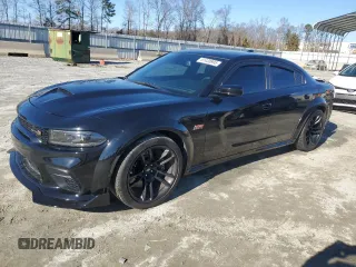 2022 Dodge Charger Scat Pack Widebody with VIN 2C3CDXGJ2NH177858, listed as a Copart auction lot 41430895 with 18,640 mi miles and Salvage Title. Bid and sale history available at carsss.com. Image 1.