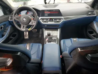 2022 BMW M3 Competition xDrive with VIN WBS43AY00NFM14007, listed as a Copart auction lot 62390405 with 20,668 mi miles and Salvage title. Bid and sale history available at DreamBid. Image 8.