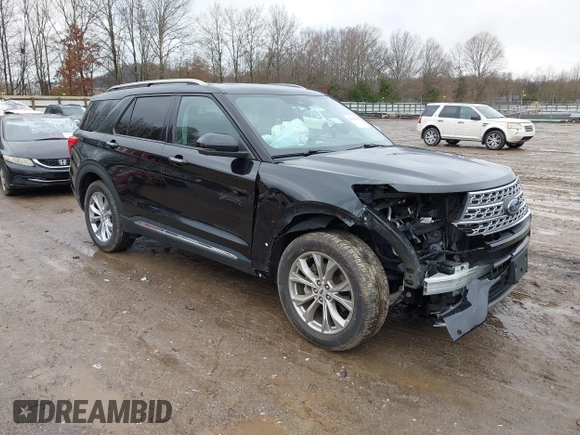 2022 Ford Explorer Limited z VIN 1FMSK8FH5NGB23611, wystawiony jako IAAI lot #41123558 z przebiegiem 58 679 mil mil oraz . Historia ofert i sprzedaży dostępna na DreamBid. Obrazek 1.