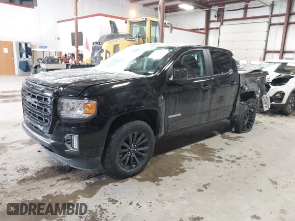 2022 GMC Canyon 4WD Elevation with VIN 1GTG6CEN6N1249763, listed as a IAAI auction lot 41578584 with 28,310 mi miles and . Bid and sale history available at DreamBid. Image 20.
