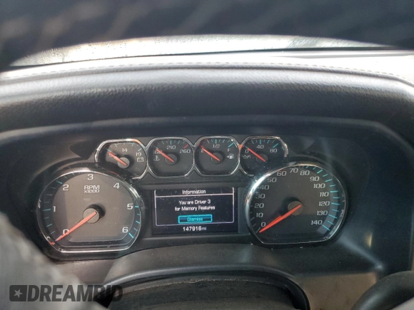 2017 Chevrolet Silverado 1500 LTZ with VIN 3GCPCSEC1HG476642, listed as a Copart auction lot 49631125 with 147,916 mi miles and Salvage Title. Bid and sale history available at DreamBid. Image 9.