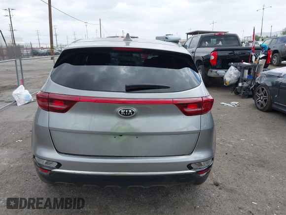 2020 Kia Sportage LX with VIN KNDPM3AC1L7761371, listed as a IAAI auction lot 42121834 with 38,411 mi miles and . Bid and sale history available at DreamBid. Image 16.