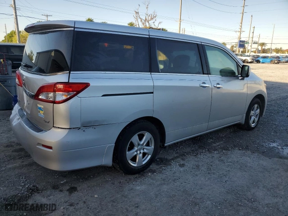 2012 Nissan Quest LE with VIN JN8AE2KP3C9036104, listed as a Copart auction lot 47283135 with NaN miles and Salvage Title. Bid and sale history available at carsss.com. Image 3.