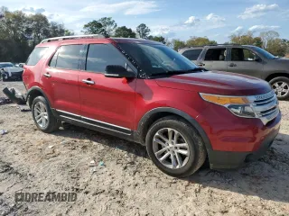 2013 Ford Explorer XLT with VIN 1FM5K7D87DGC79738, listed as a Copart auction lot 50751175 with 156,475 mi miles and Salvage Title. Bid and sale history available at DreamBid. Image 4.