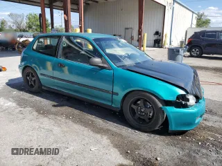 1993 Honda Civic z VIN 2HGEH2364PH525872, wystawiony jako Copart lot #55438535 z przebiegiem 168 040 mil mil oraz Szkody całkowita. Historia ofert i sprzedaży dostępna na DreamBid. Obrazek 4.