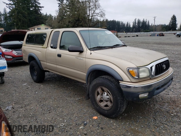 2004 Toyota Tacoma PreRunner with VIN 5TESM92N34Z364154, listed as a Copart auction lot 87447354 with Not provided miles and Clean title. Bid and sale history available at DreamBid. Image 4.