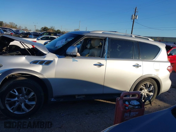 2013 Infiniti QX56 with VIN JN8AZ2NE8D9061533, listed as a IAAI auction lot 41260093 with 135,003 mi miles and . Bid and sale history available at DreamBid. Image 13.