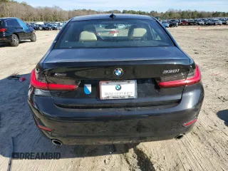 2020 BMW 3 Series 330i xDrive with VIN 3MW5R7J06L8B33548, listed as a Copart auction lot 47191195 with 40,222 mi miles and Salvage Title. Bid and sale history available at carsss.com. Image 6.