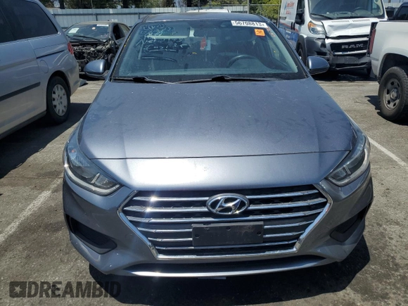 2019 Hyundai Accent SE with VIN 3KPC24A35KE077268, listed as a Copart auction lot 56708813 with 59,431 mi miles. Bid and sale history available at carsss.com. Image 5.