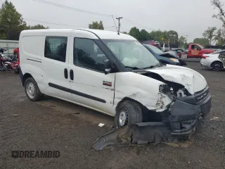 2021 Ram ProMaster City Cargo Tradesman with VIN ZFBHRFAB0M6U52709, listed as a Copart auction lot 73232844 with Not Provided miles and Salvage Title. Bid and sale history available at DreamBid. Image 4.