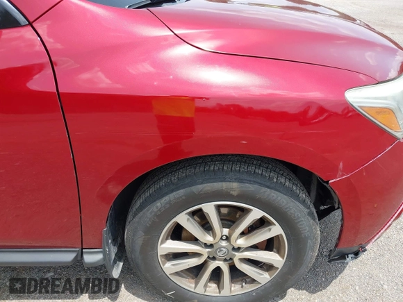 2014 Nissan Pathfinder S z VIN 5N1AR2MM6EC699851, wystawiony jako IAAI lot #42560019 z przebiegiem 186 627 mil mil oraz . Historia ofert i sprzedaży dostępna na DreamBid. Obrazek 20.
