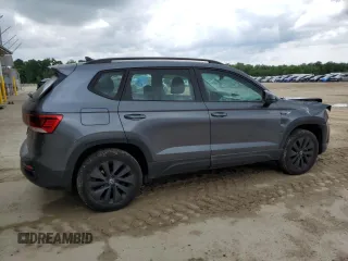 2024 Volkswagen Taos S с VIN 3VV5X7B27RM023005, выставлен на аукционе Copart как лот 57590955 с пробегом 42 147 миль миль и Чистый • Clean title. История ставок и продаж доступна на DreamBid. Изображение 3.