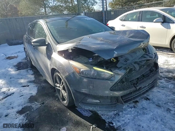 2015 Ford Focus ST with VIN 1FADP3L99FL281267, listed as a Copart auction lot 43013865 with 106,953 mi miles and Salvage Title. Bid and sale history available at carsss.com. Image 11.