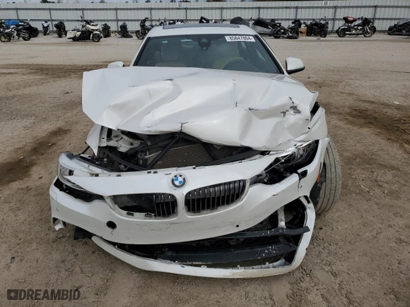 2016 BMW 4 Series 428i xDrive with VIN WBA3N9C56GK250042, listed as a Copart auction lot 85847804 with 94,341 mi miles and Salvage Title. Bid and sale history available at carsss.com. Image 5.