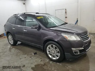 2015 Chevrolet Traverse LT with VIN 1GNKRGKD0FJ154287, listed as a Copart auction lot 50406365 with 142,774 mi miles and Salvage Title. Bid and sale history available at carsss.com. Image 4.