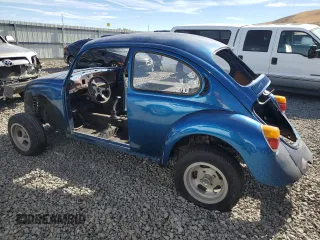 1973 Volkswagen Beetle with VIN 1332477215, listed as a Copart auction lot 77263164 with Not Provided miles and Salvage Title. Bid and sale history available at DreamBid. Image 2.