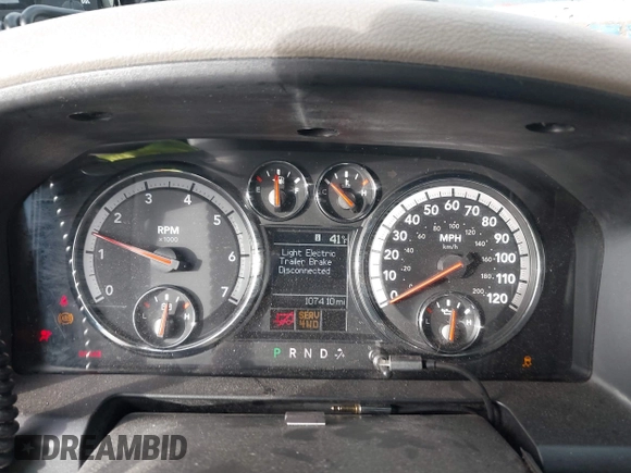2012 Ram 1500 Tradesman with VIN 1C6RD7KP9CS232482, listed as a IAAI auction lot 41878529 with 107,410 mi miles and . Bid and sale history available at DreamBid. Image 7.