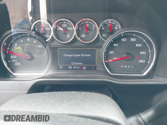 2020 Chevrolet Silverado 1500 LT with VIN 3GCUYDED2LG179011, listed as a IAAI auction lot 41962354 with 68,130 mi miles and . Bid and sale history available at DreamBid. Image 7.