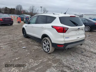 2019 Ford Escape Titanium with VIN 1FMCU9J95KUB50793, listed as a IAAI auction lot 41501161 with 111,644 mi miles. Bid and sale history available at carsss.com. Image 3.