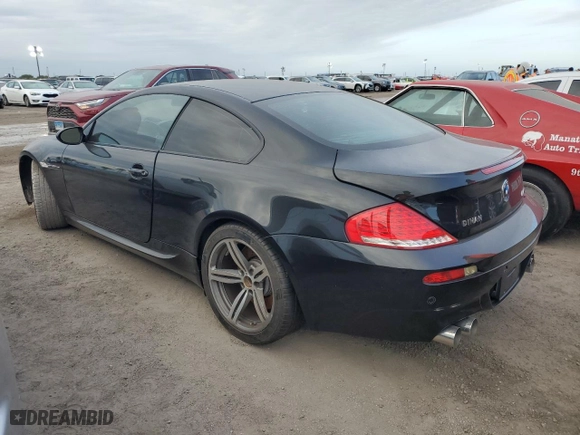 2008 BMW 6 Series M6 with VIN WBSEH93578CY24879, listed as a Copart auction lot 74705714 with 0 mi miles and Salvage Title. Bid and sale history available at carsss.com. Image 2.