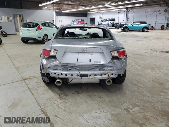 2015 Scion FR-S with VIN JF1ZNAA1XF8707452, listed as a Copart auction lot 55115995 with 0 mi miles and Clean Title. Bid and sale history available at carsss.com. Image 6.